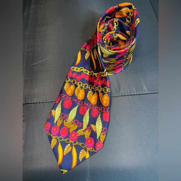 Vintage Yves Saint Laurent Silk Necktie - Picture 2 of 8